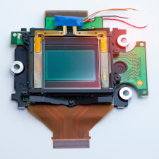 A digital camera's CCD sensor