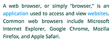 A paragraph with two text links