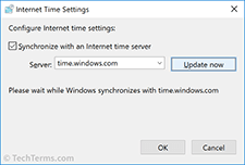 Windows time synchronization via SNTP