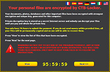 CBT-Locker ransomware lockscreen
