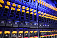 A disk array in a SAN