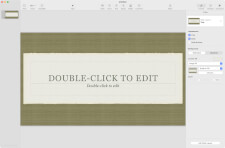 Apple Keynote Template with placeholders